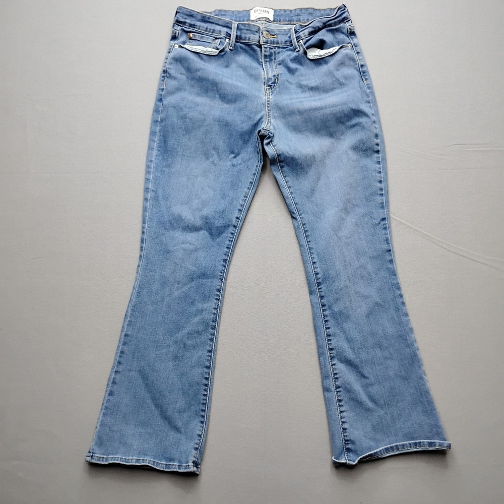 Denizen from Levis Womens Mid Rise Bootcut Jeans Blue Denim Size 14M